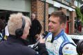 Turkington is interviewed after taking pole (By Marc Waller)