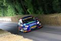 Andrew Jordan charges up the hill to win the BTCC element of the Shoot out (Photo by Marc Waller)