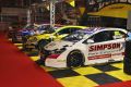 BTCC cars on show (Photo by Marc Waller)