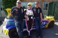 With the team - Photo courtesy of Lydia Walmsley Racing 