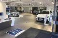 A Hyundai UK showroom ready for reopening under social distancing measures